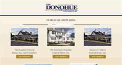 Desktop Screenshot of donohuefuneralhome.com