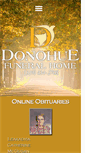 Mobile Screenshot of donohuefuneralhome.ca